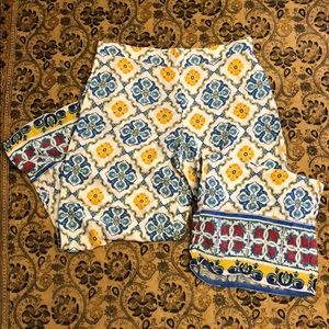 Colorful Lounge Pants - Cotton Palazzo